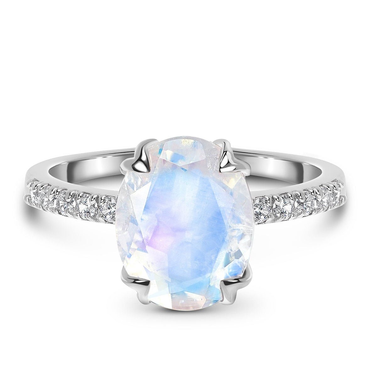 Bague Acier Pierre Zirconium Billets
