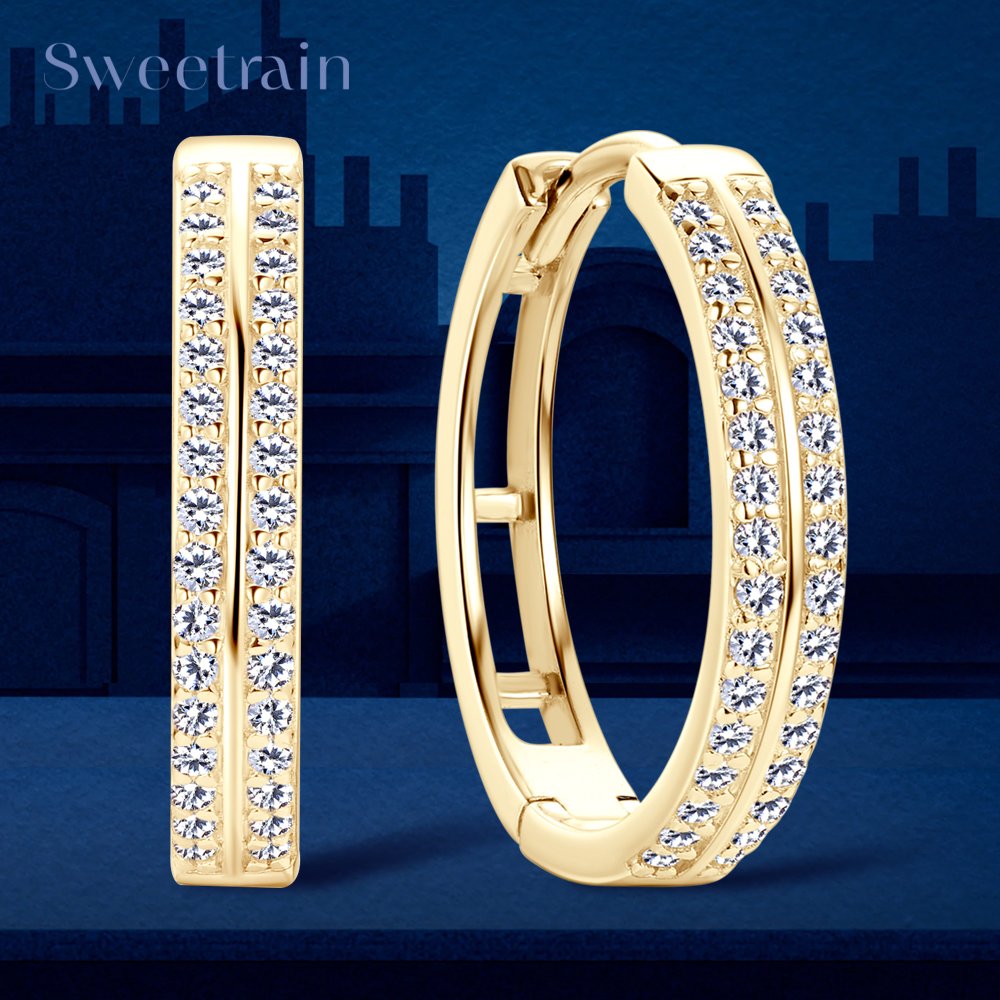 Boucles Doreilles En Diamant Or - Cartier