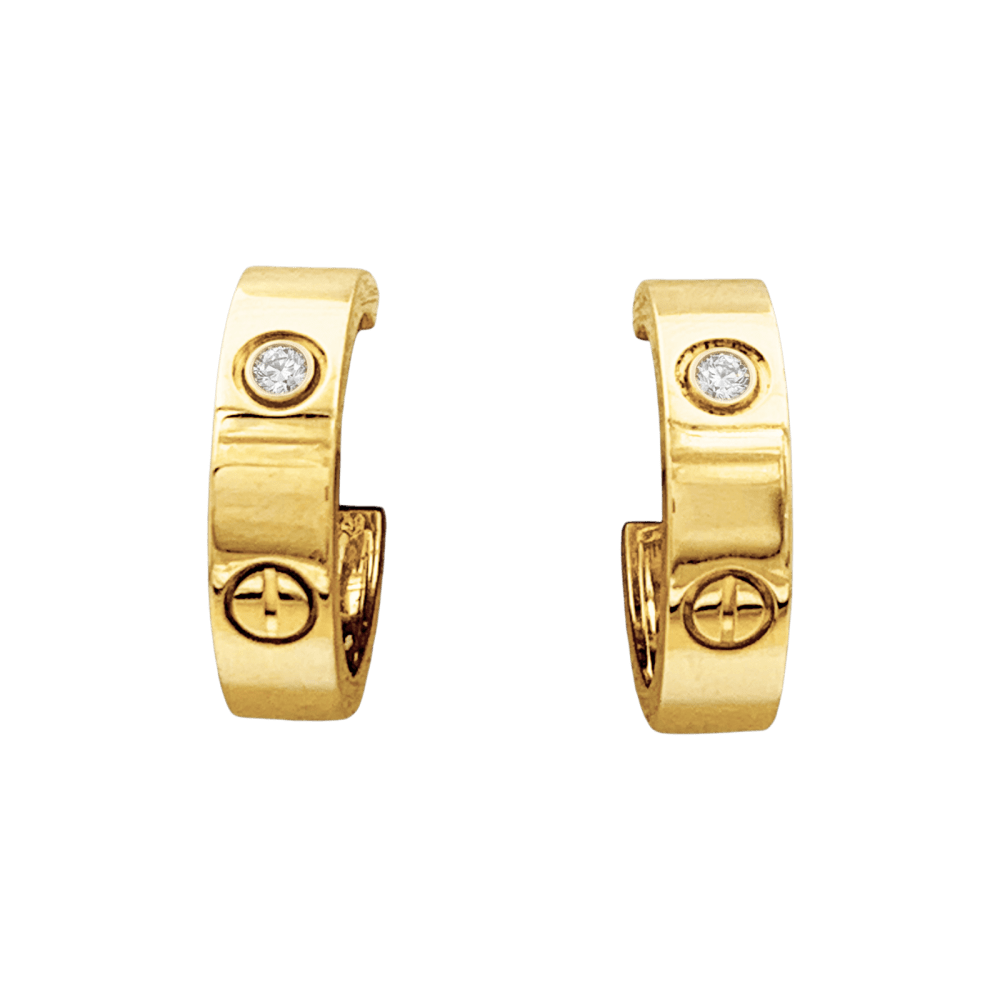 Boucles Doreilles Pendantes 292 Acier Inoxydable Cartier