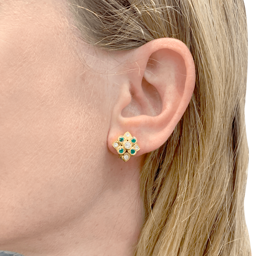 Boucles Doreilles Pendantes 292 Vert - Piaget