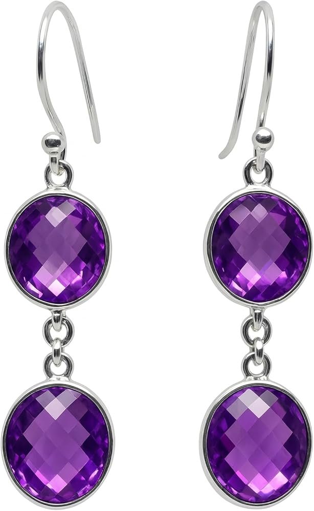 Boucles Oreilles Pendantes Pierres