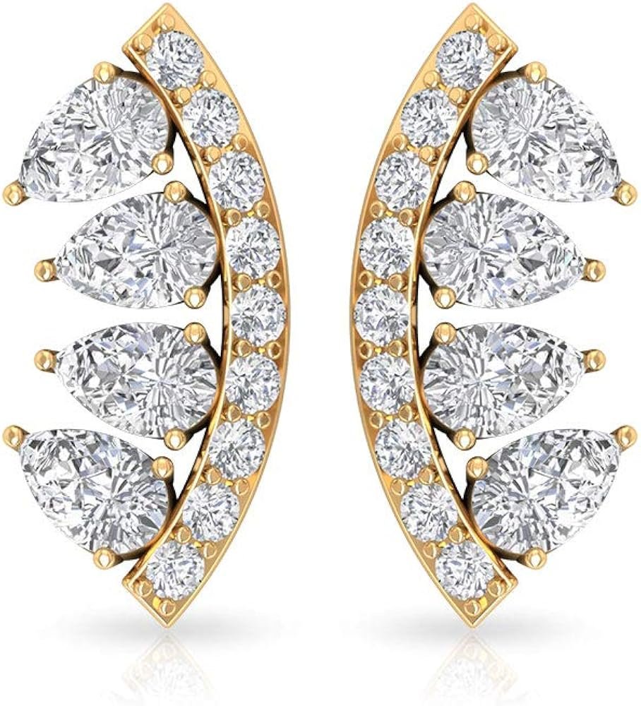 Boucles d'oreilles en diamant Or