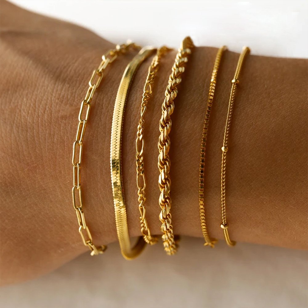 Bracelets De Perles Acier Inoxydable Classique Cartier