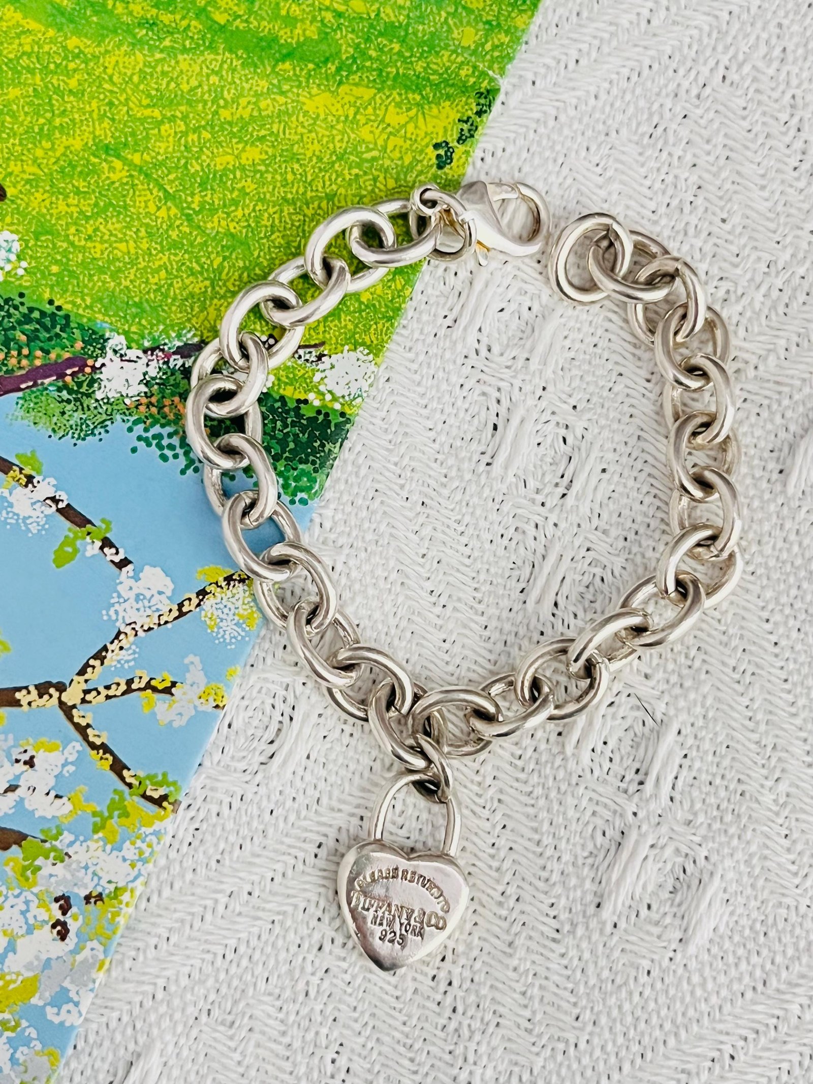 Bracelets En Argent Plaque Or Vintage Tiffany