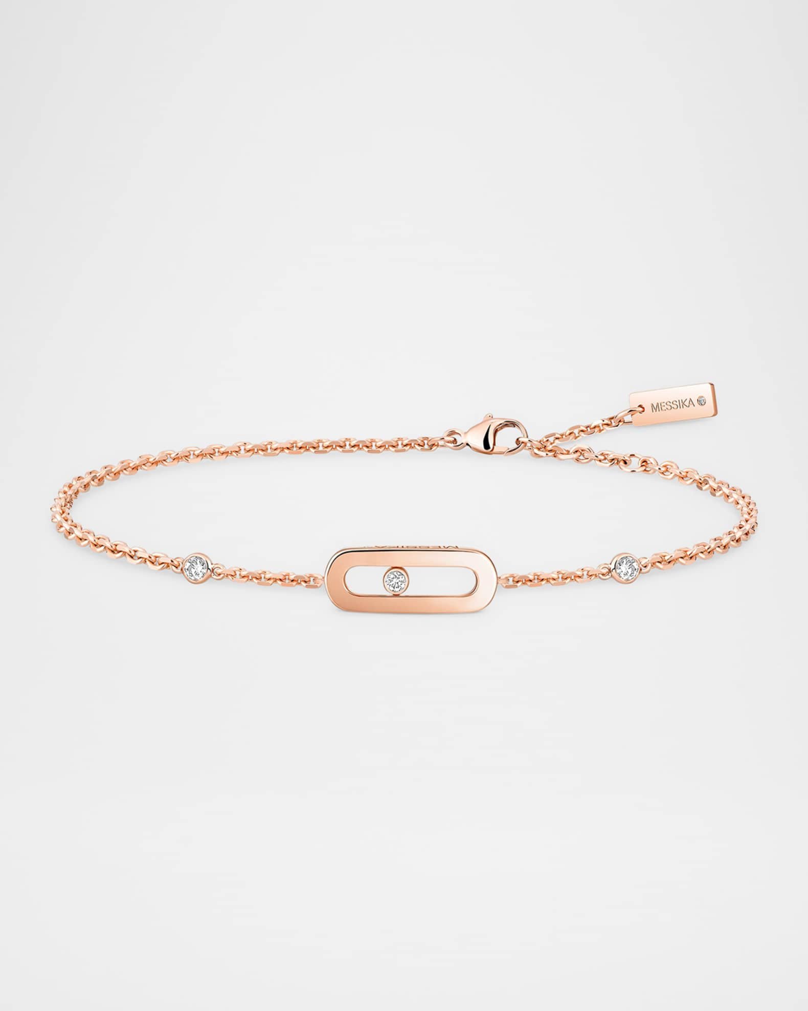 Bracelets Joncs Or Rose Contemporain Messika