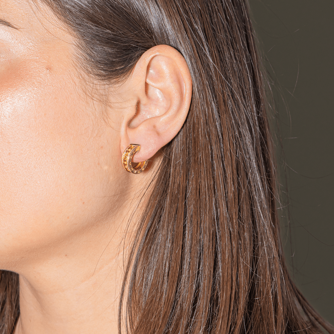 Bulgari Boucles Oreilles Diamant Titane