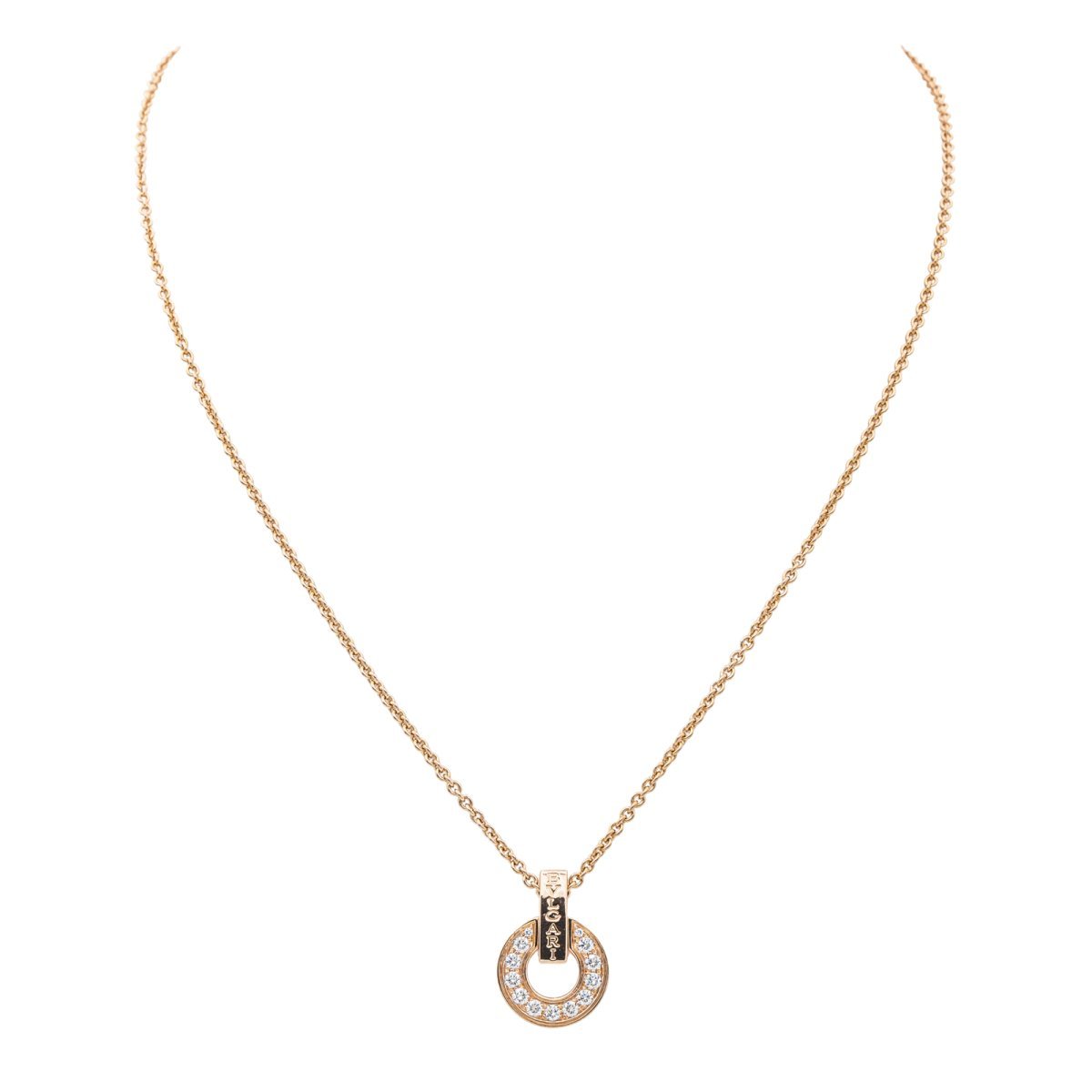 Bulgari Colliers Or Titane - Rose