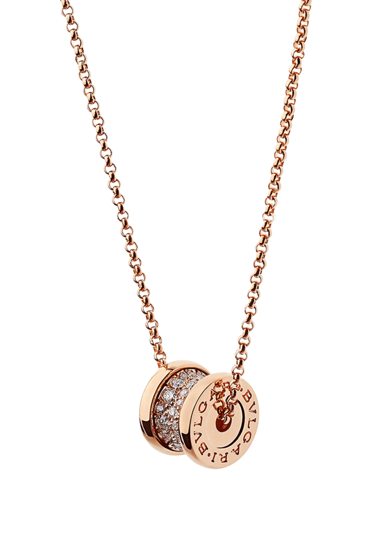 Bulgari Colliers Or Titane - Rose
