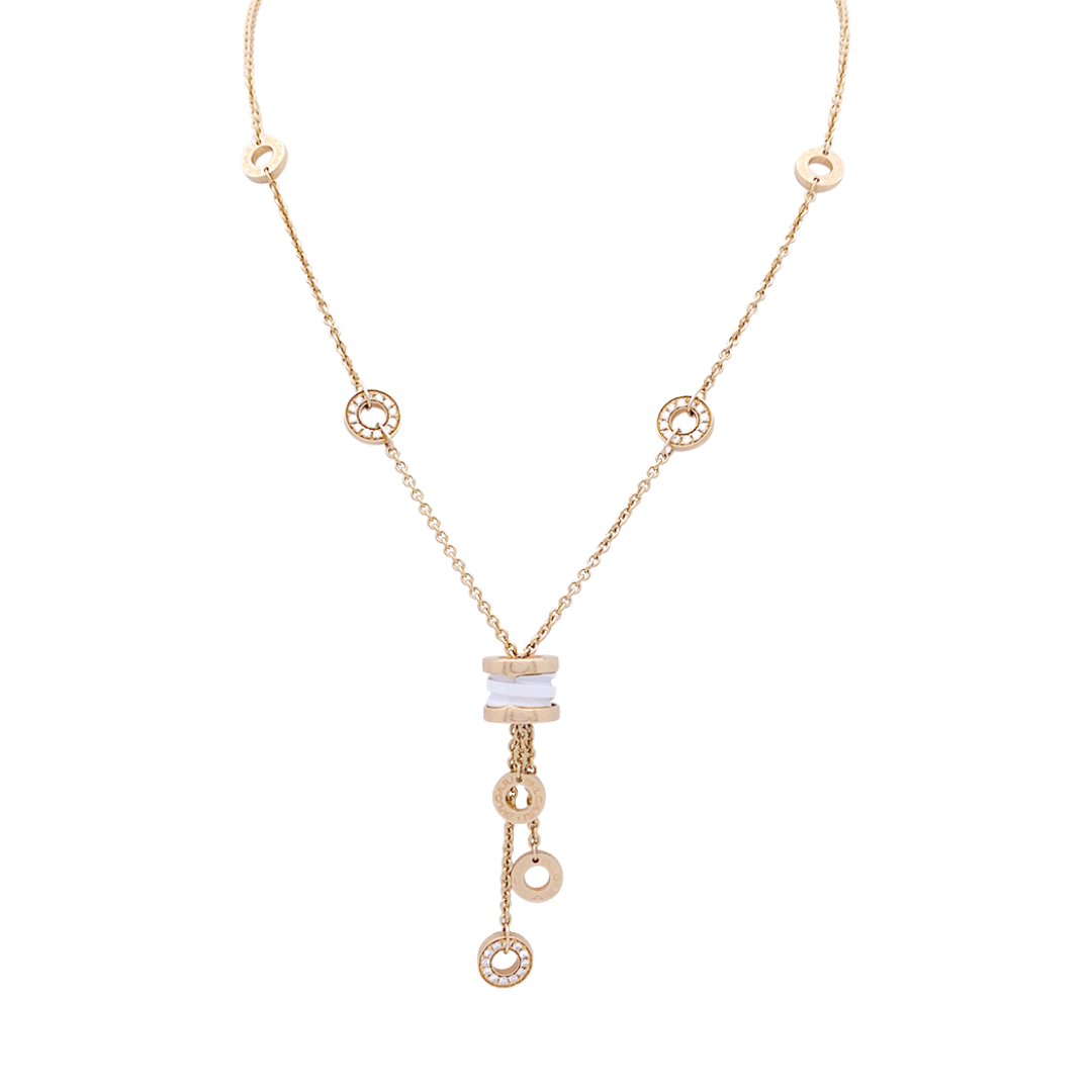 Bulgari Rose Pendentifs Pierres Titane