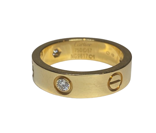 Cartier Bagues Solitaire Acier Inoxydable - Or
