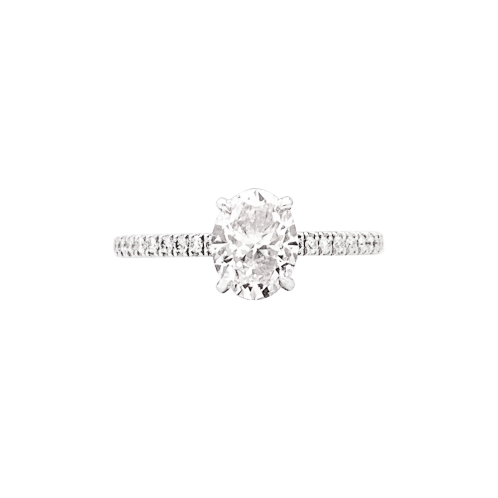 Chopard Bleu Bagues Solitaire Cuir Veritable