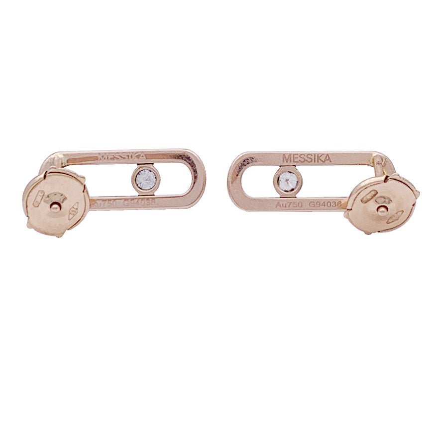 Contemporain Broches En Perles Or Rose Messika