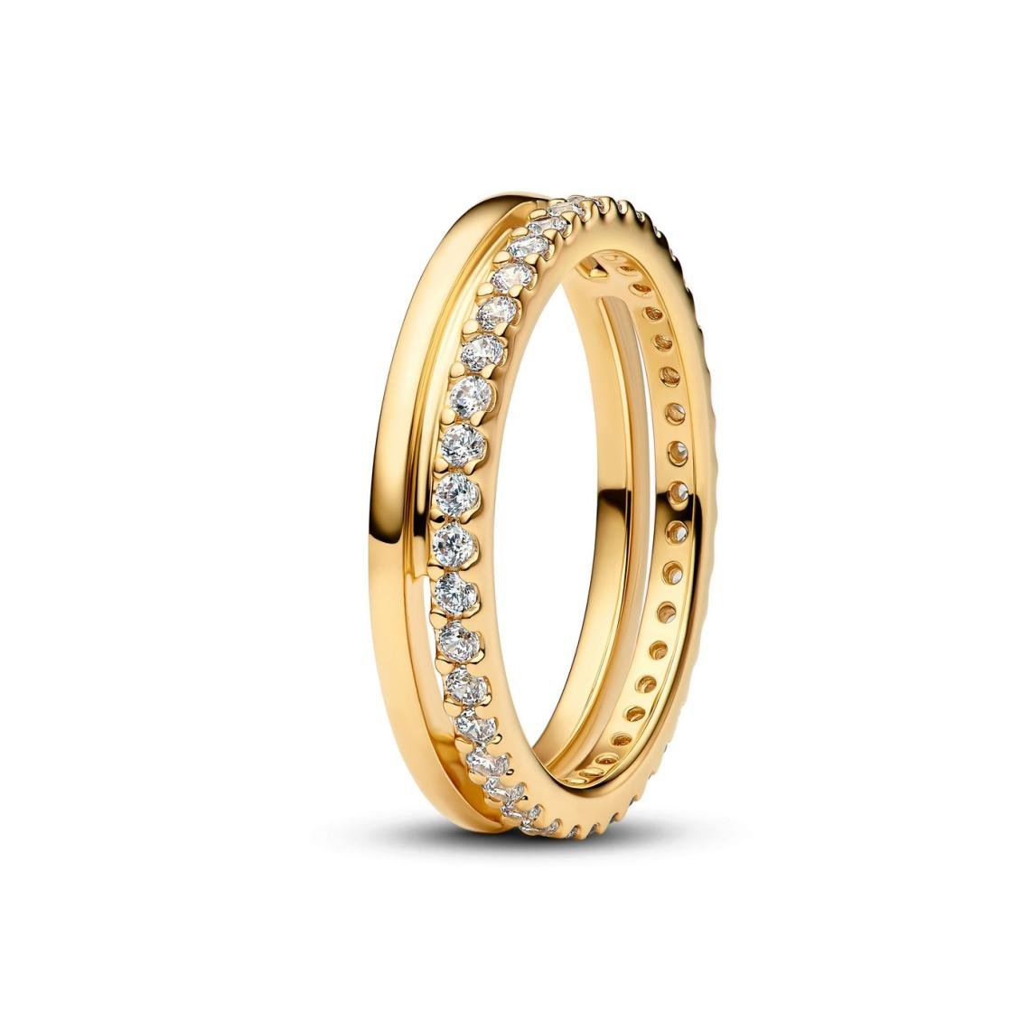 Elegant Bagues Alliance Or 18K Pandora
