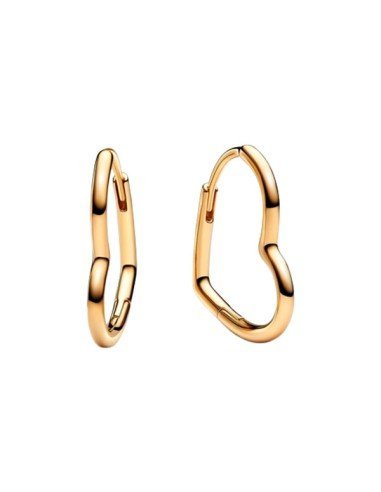 Elegant Boucles Doreilles Pendantes Or 18K Pandora