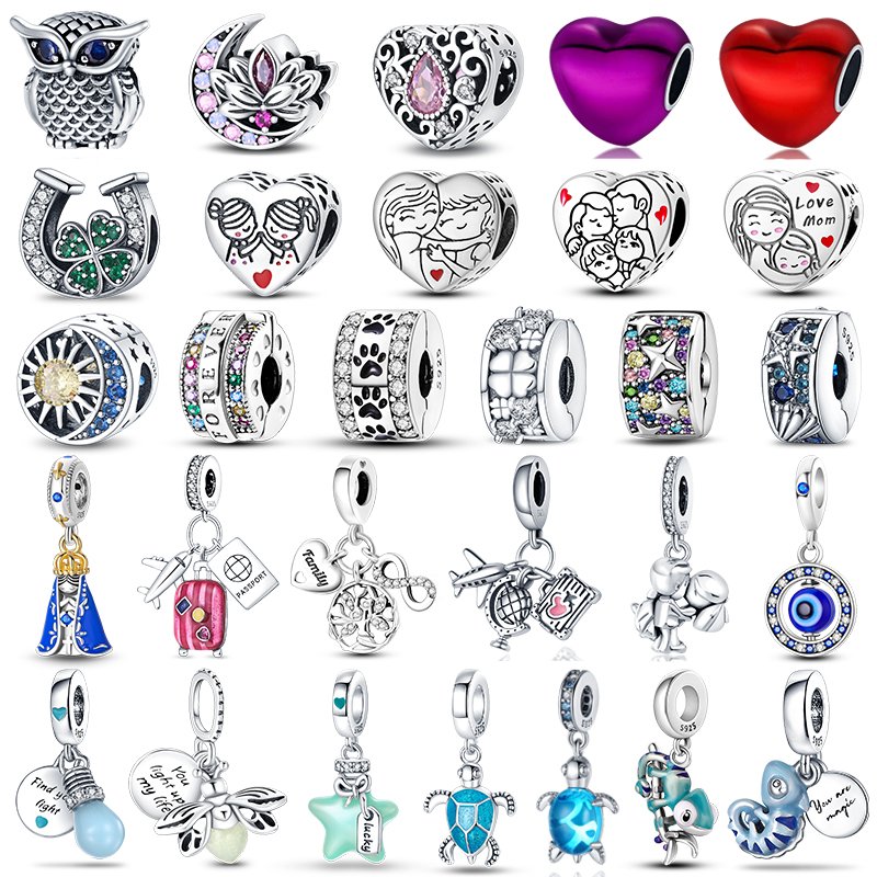 Elegant Bracelets Breloques Or 18K Pandora