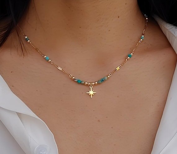 Elegant Colliers Turquoise - Histoire d'Or