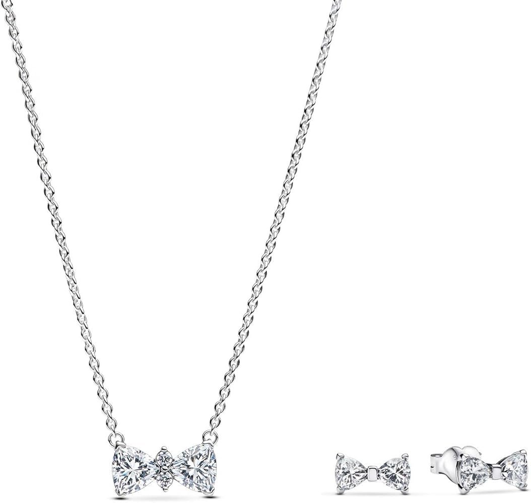 Elegant Ensembles Collier Et Boucles Doreilles 343 Noir - Pandora