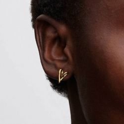 Elegant Puces D Oreilles Noir - Pandora