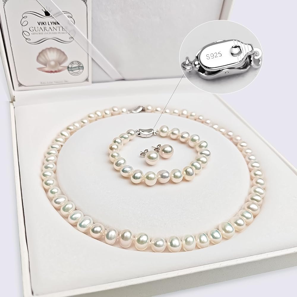 Ensembles Collier Bracelet Et Boucles Doreilles Perle Luxe Piaget