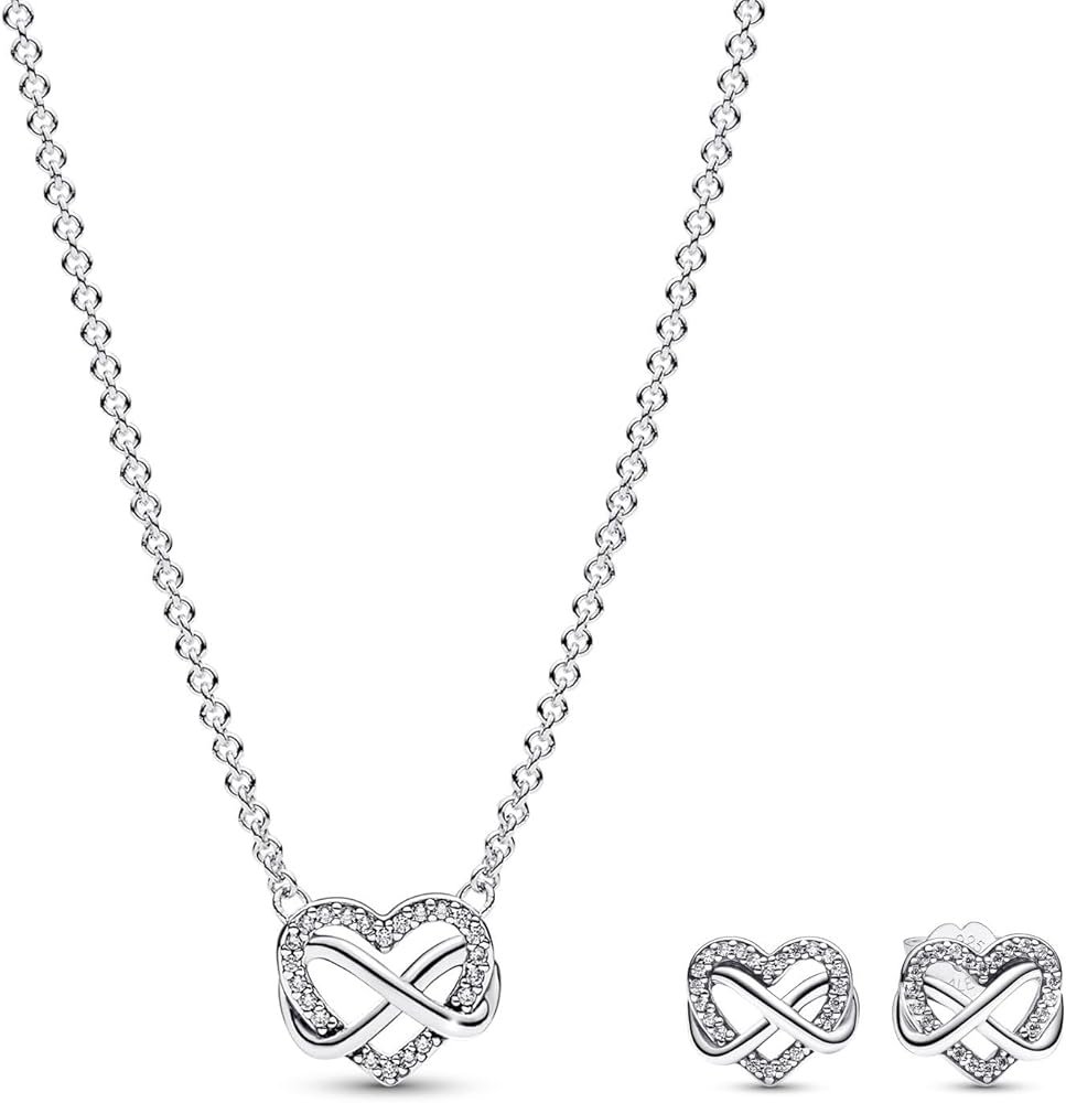 Ensembles Collier Et Boucles Doreilles 343 Argent 925 Moderne Swarovski