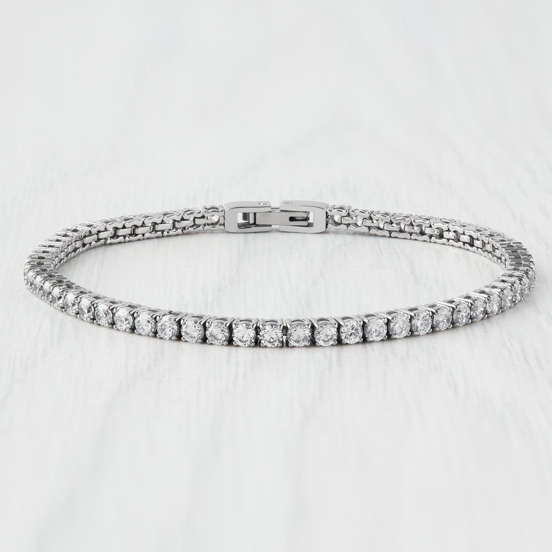 Minimaliste Bracelets Tennis Titane Bulgari