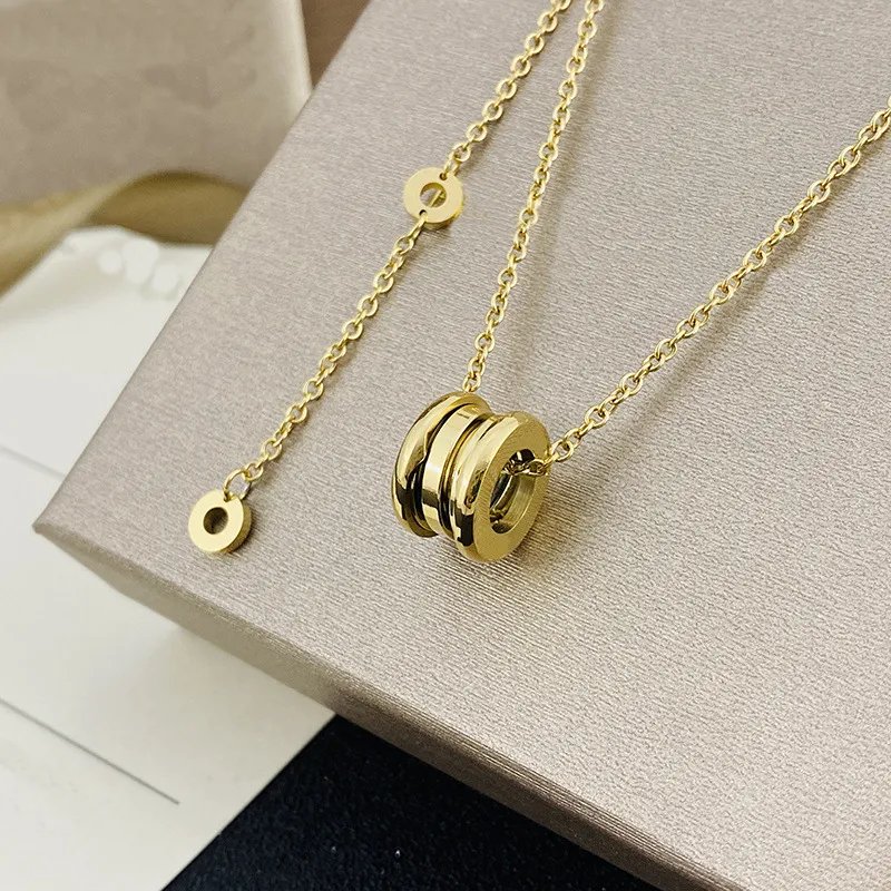 Minimaliste Pendentifs Mode Titane Bulgari