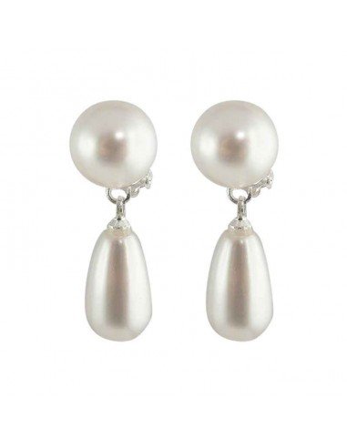 Moderne Boucles Doreilles Pendantes 292 Blanc - Swarovski