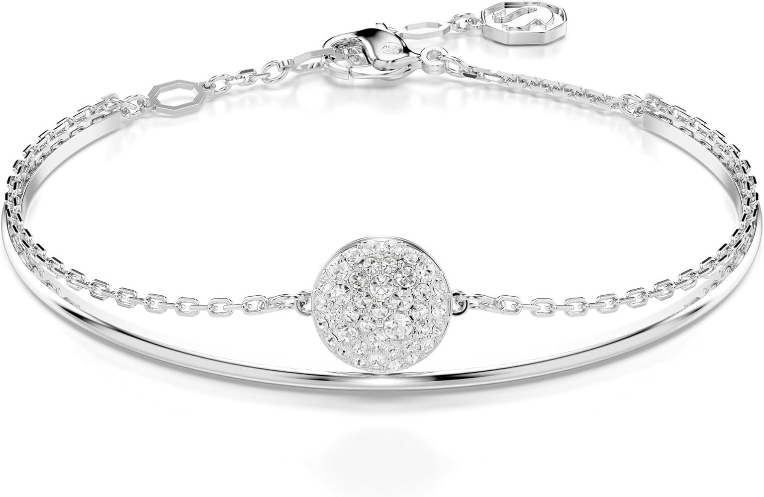 Moderne Bracelets Argent Blanc - Swarovski