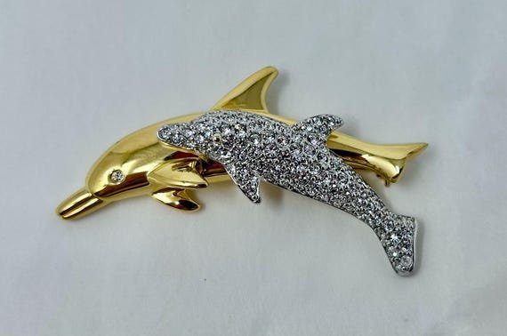 Moderne Broches Animaux Argent 925 Swarovski