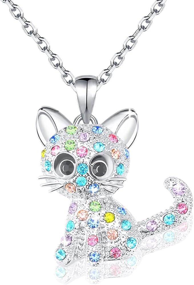 Moderne Pendentifs En Forme Danimaux Blanc - Swarovski