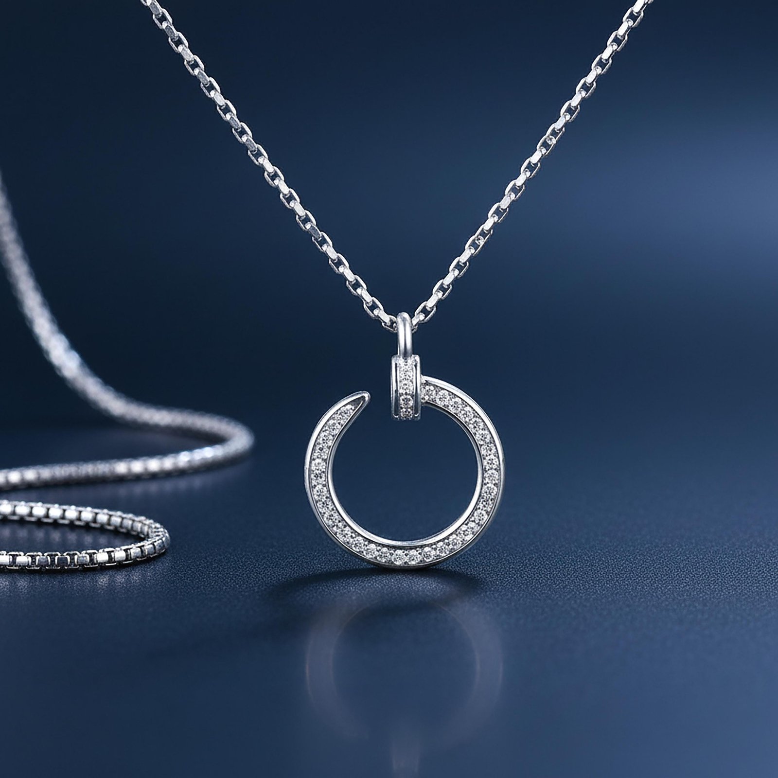 Pendentifs Argent Acier Inoxydable Classique Cartier