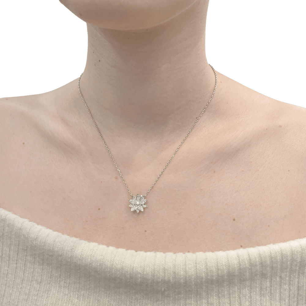 Pendentifs Argent Cristal Romantique Van Cleef