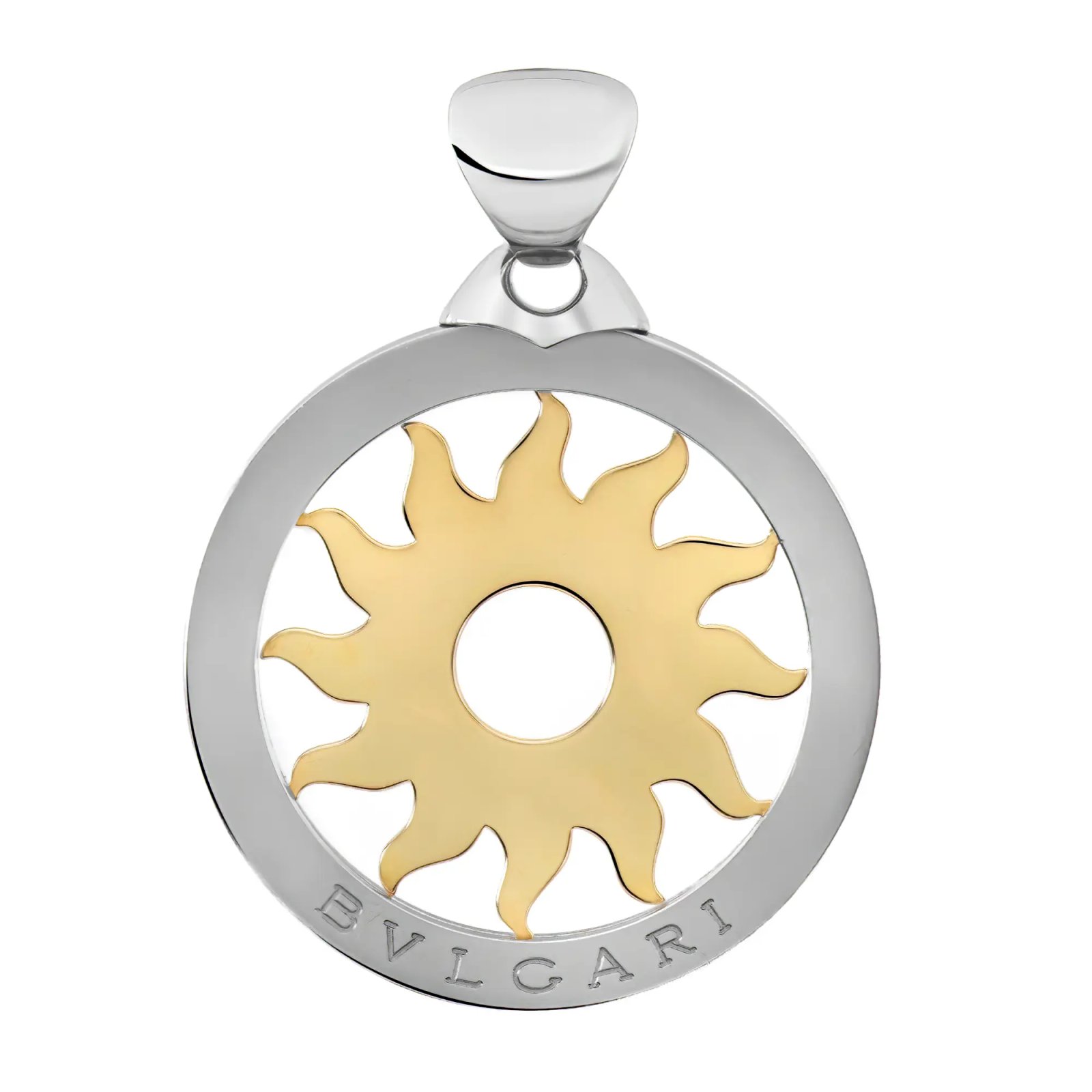 Pendentifs En Or Titane Minimaliste Bulgari