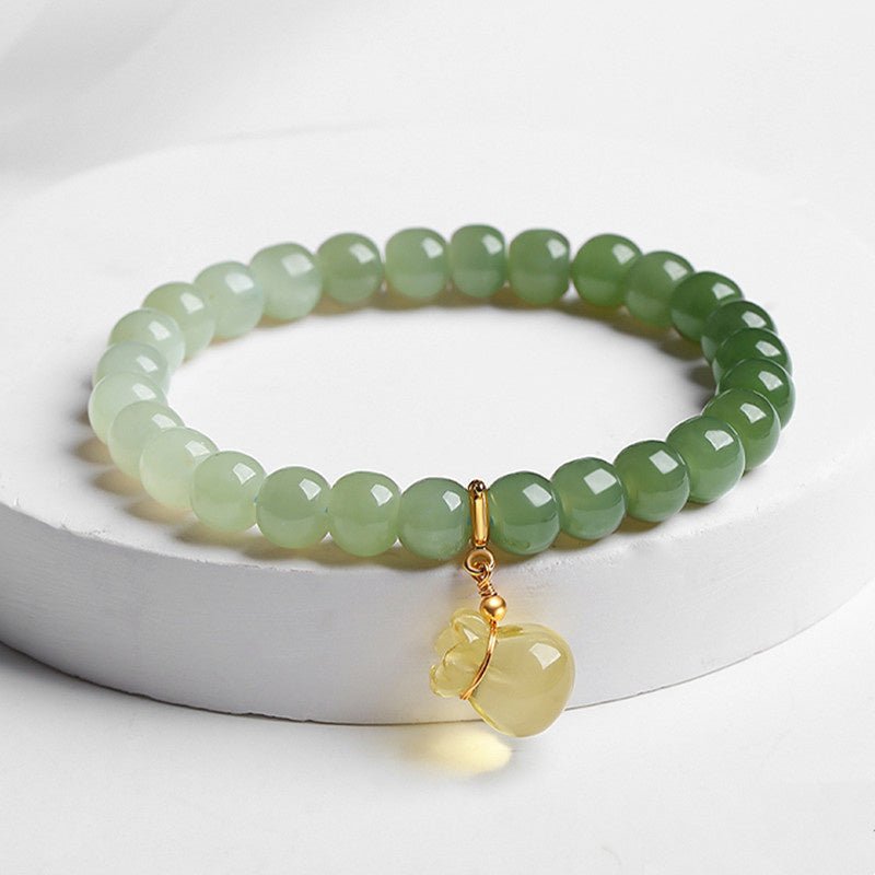 Piaget Ensembles Bracelet Et Boucles Doreilles Perle - Vert