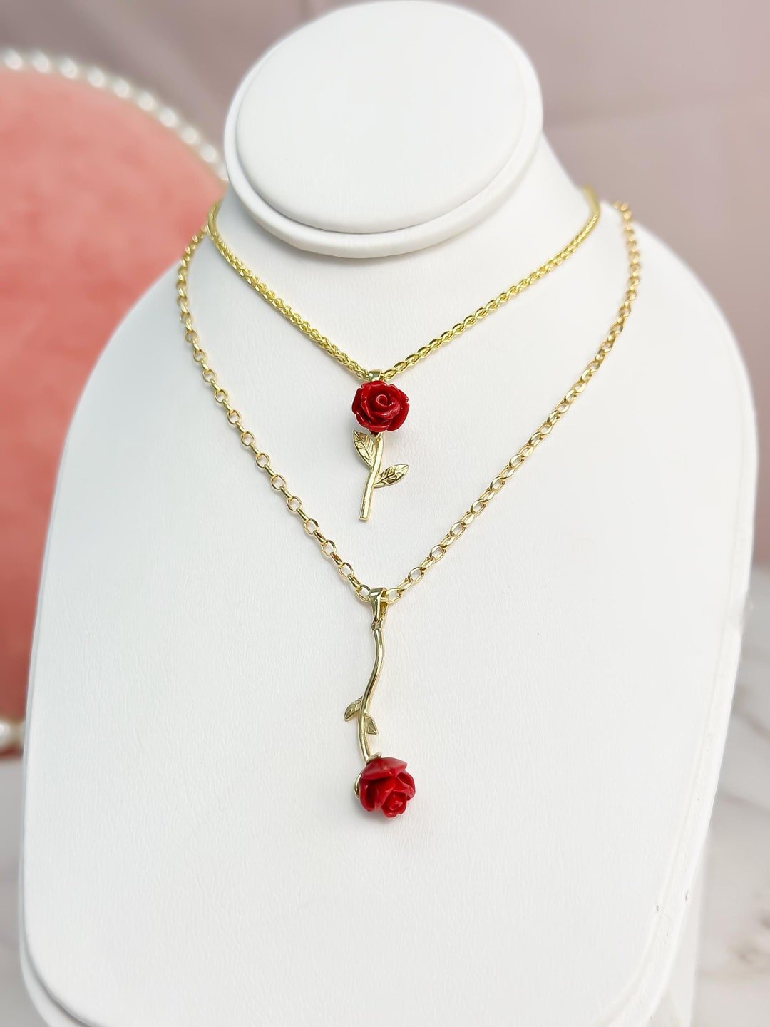 Romantique Pendentifs Croix Rouge - Van Cleef