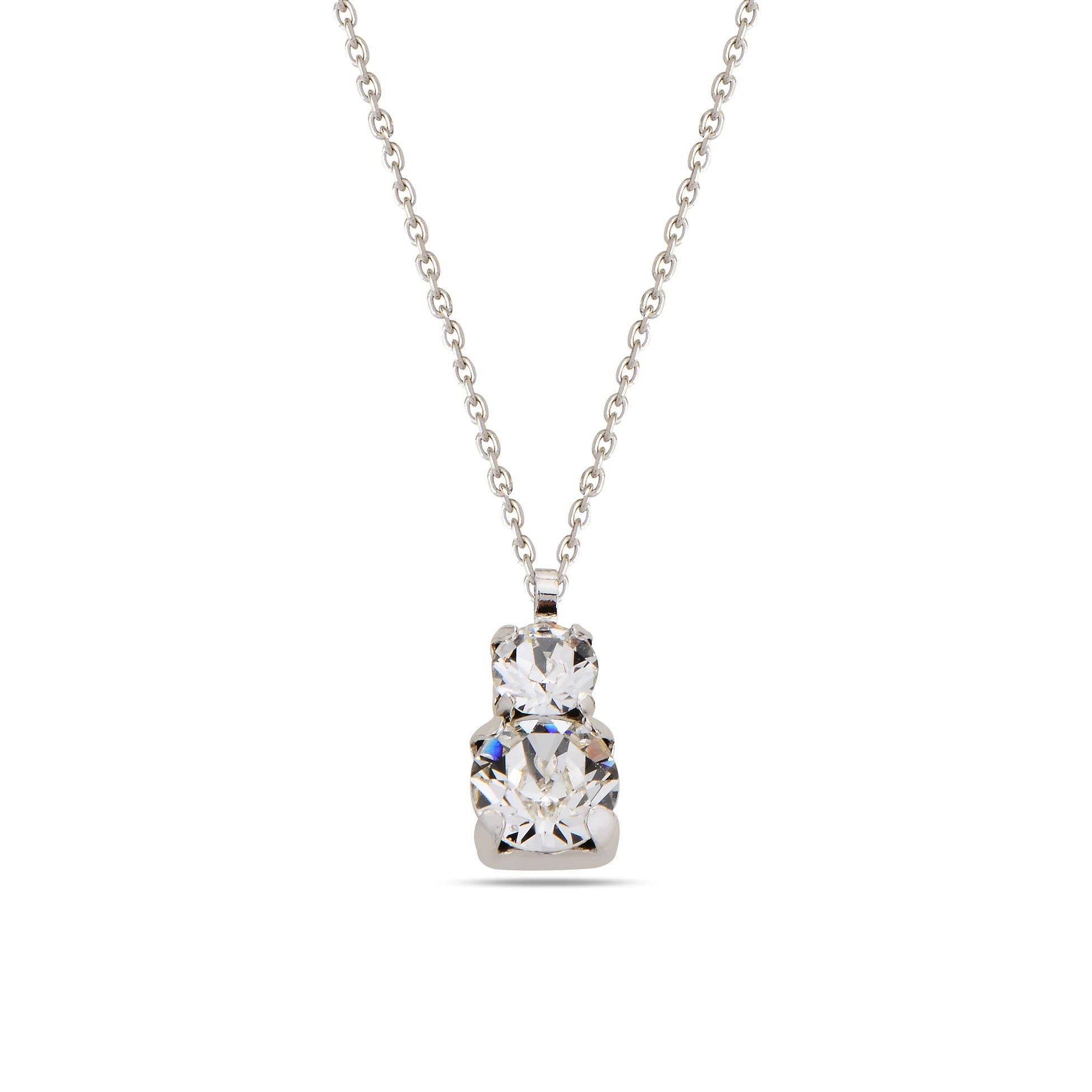 Swarovski Blanc Pendentifs Or Argent 925