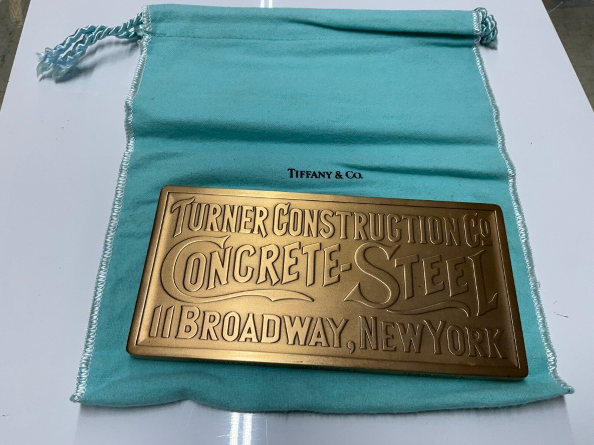 Tiffany & Accessoires Vintage - Plaque Or
