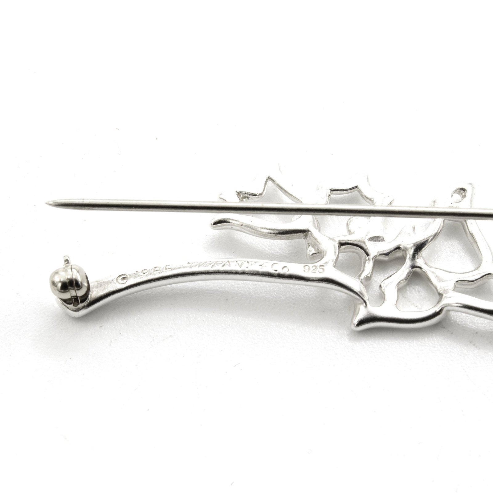 Tiffany Broches Argent Plaque Or - Argent