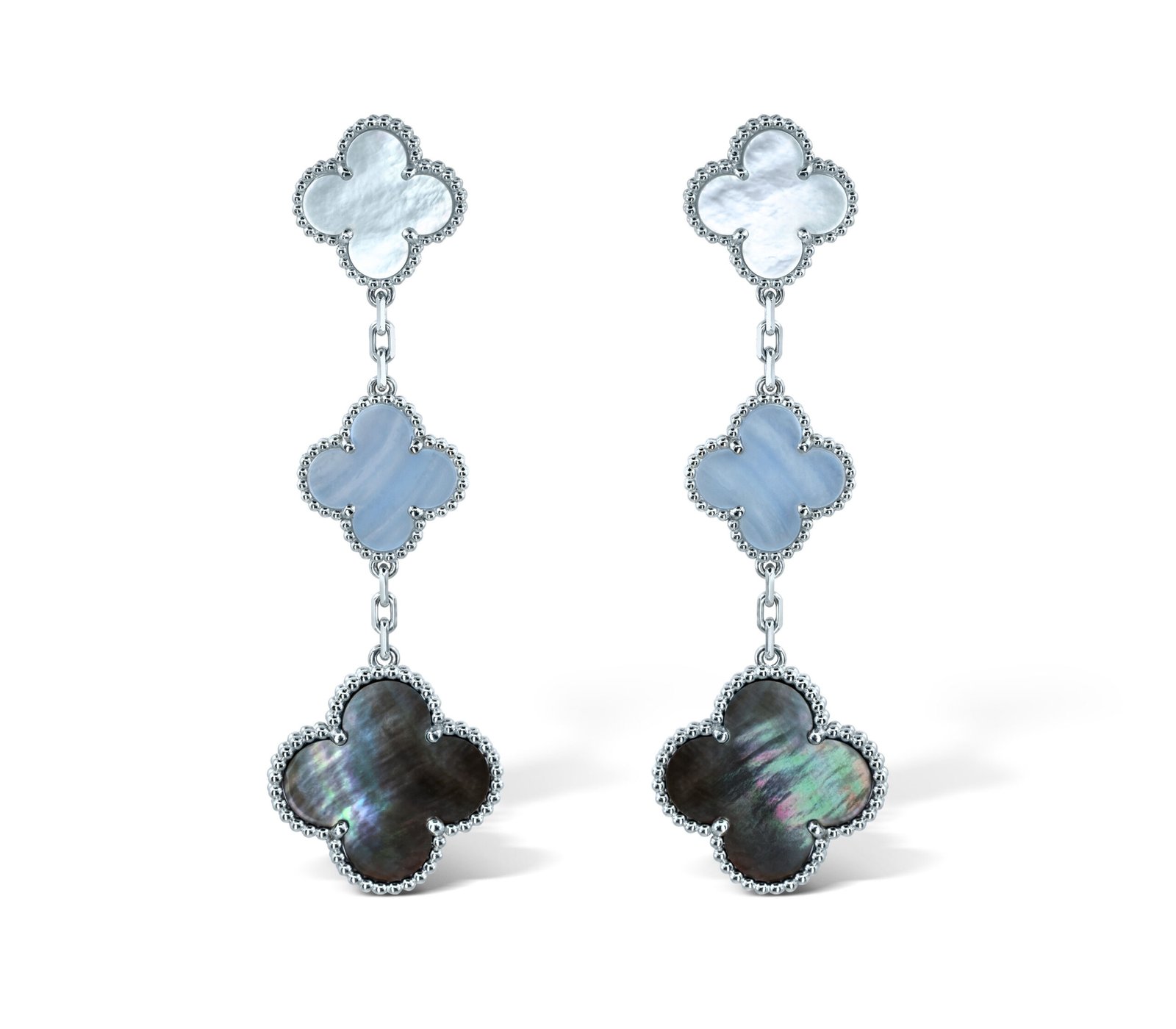 Van Cleef Boucles Oreilles Pendants Cristal