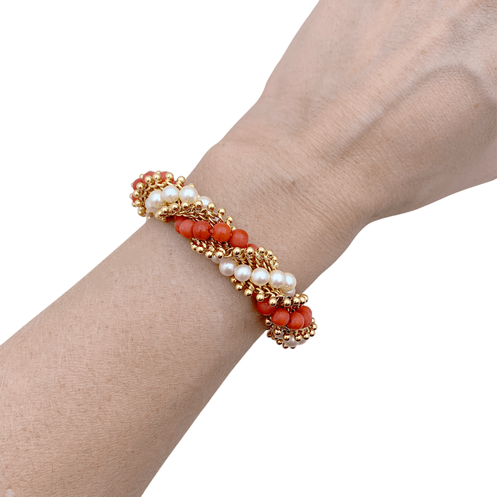 Van Cleef Bracelets Cuir Cristal - Rouge