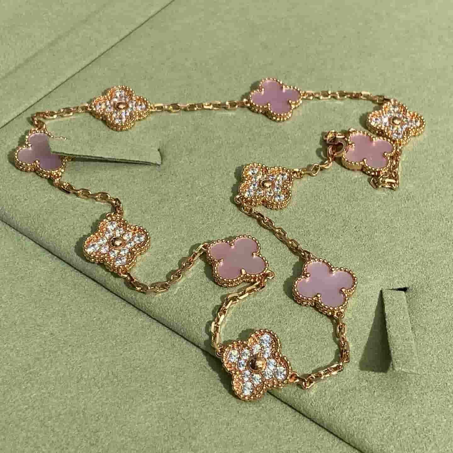Van Cleef Colliers Ceramique - Rose