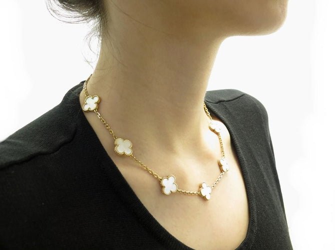Van Cleef Colliers Classique - Platine