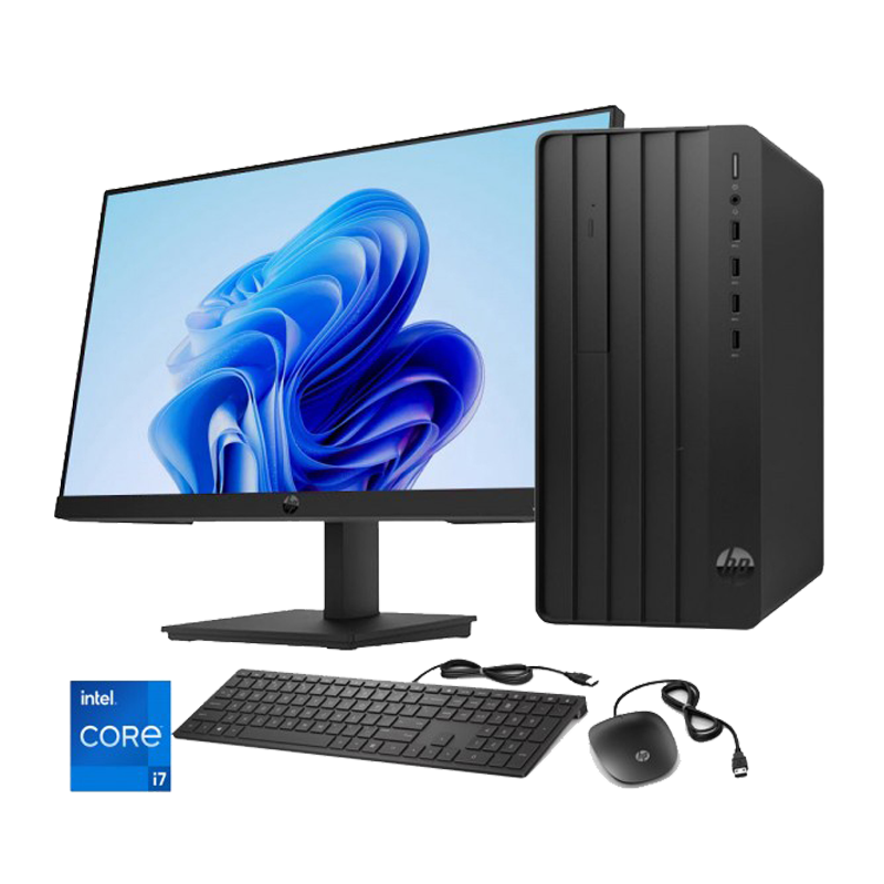 Ordinateur de bureau avec processeur Intel i7 dernière generation et SSD rapide.