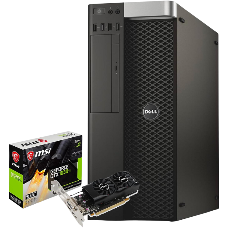Workstation DELL Precision Tower 7810 avec 2x Intel Xeon E5-2637 v3 3,5 GHz, 32 Go DDR4, SSD 1 To +