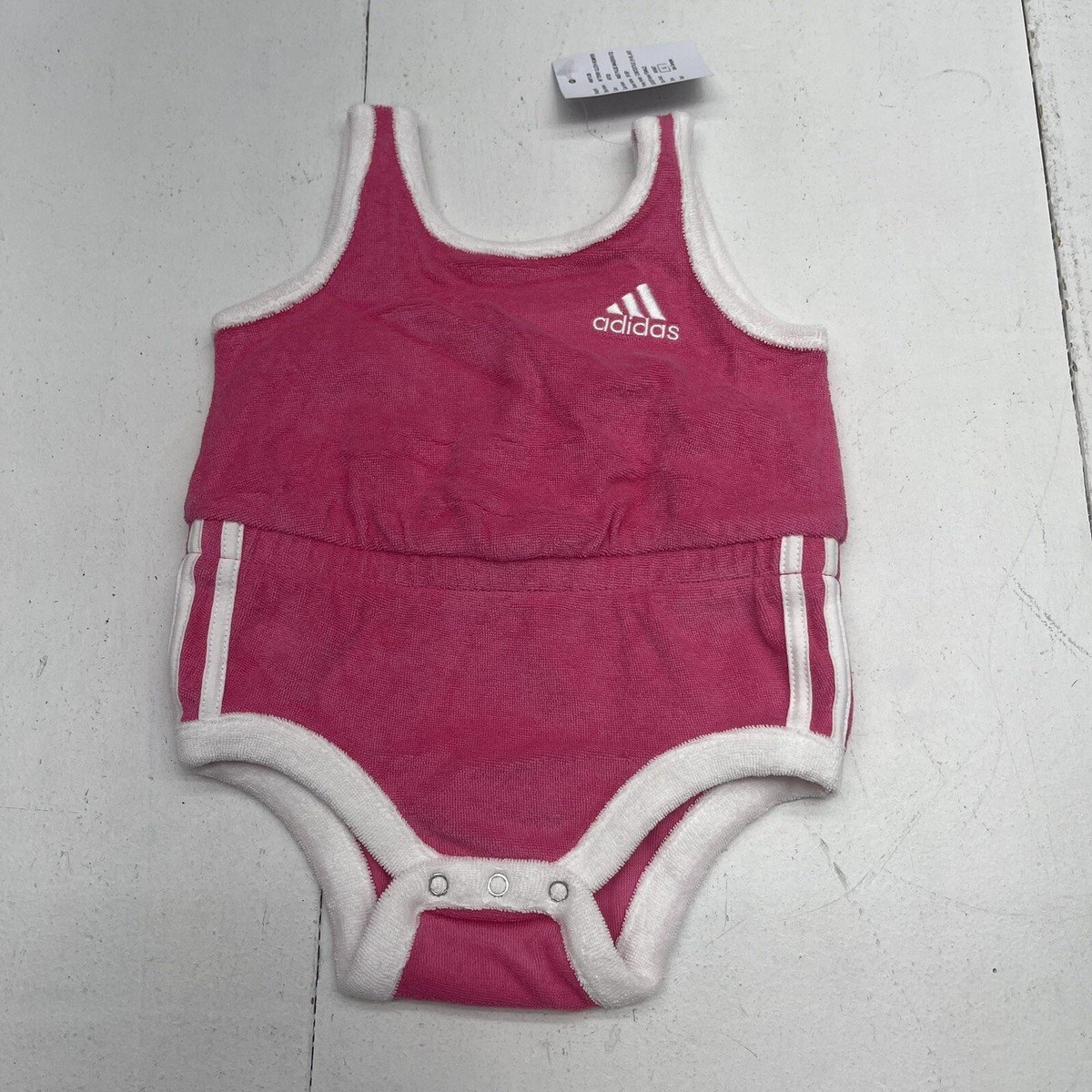 Adidas Rompers Onesies Bebe Blanc