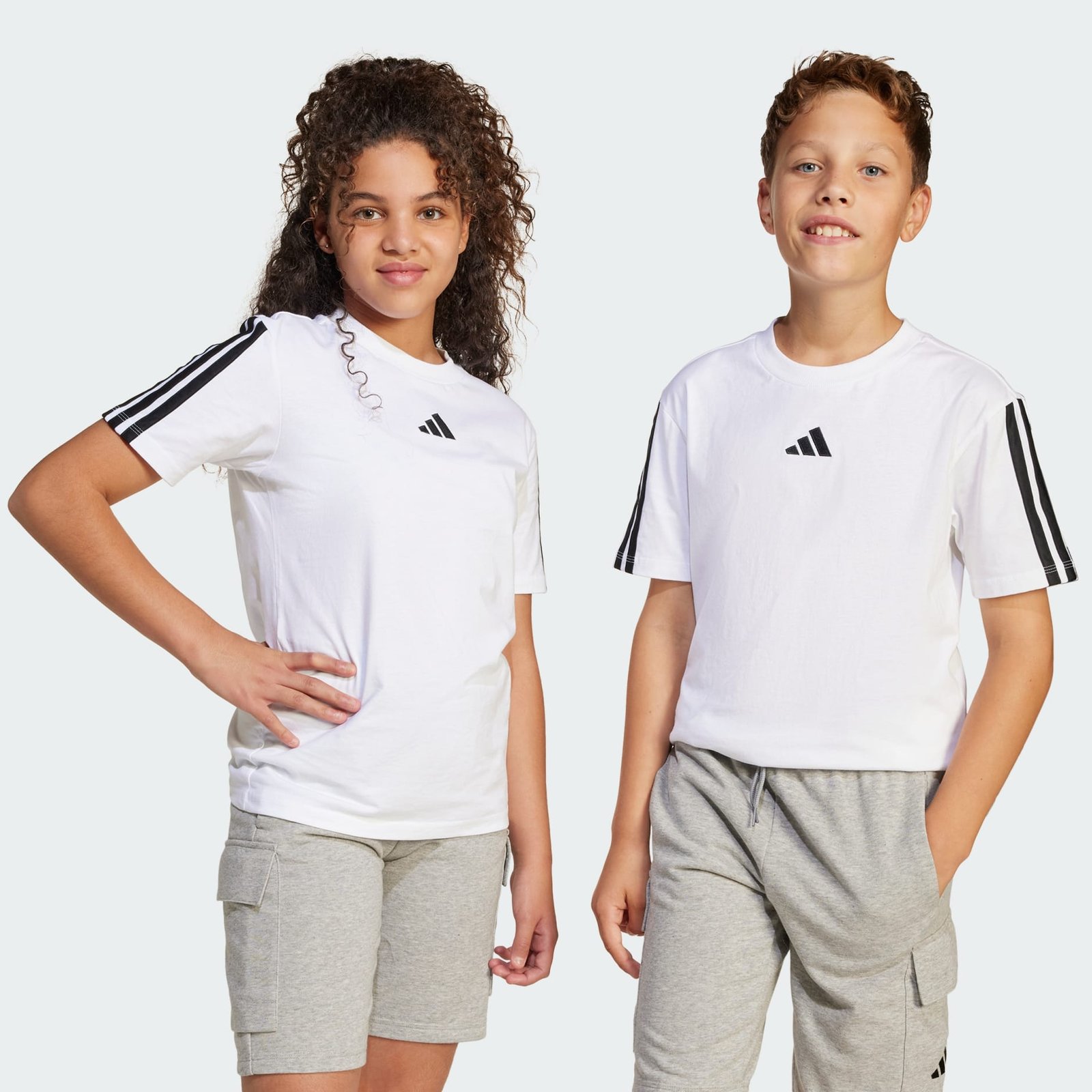 Adidas Shorts Tshirts Enfant - Blanc