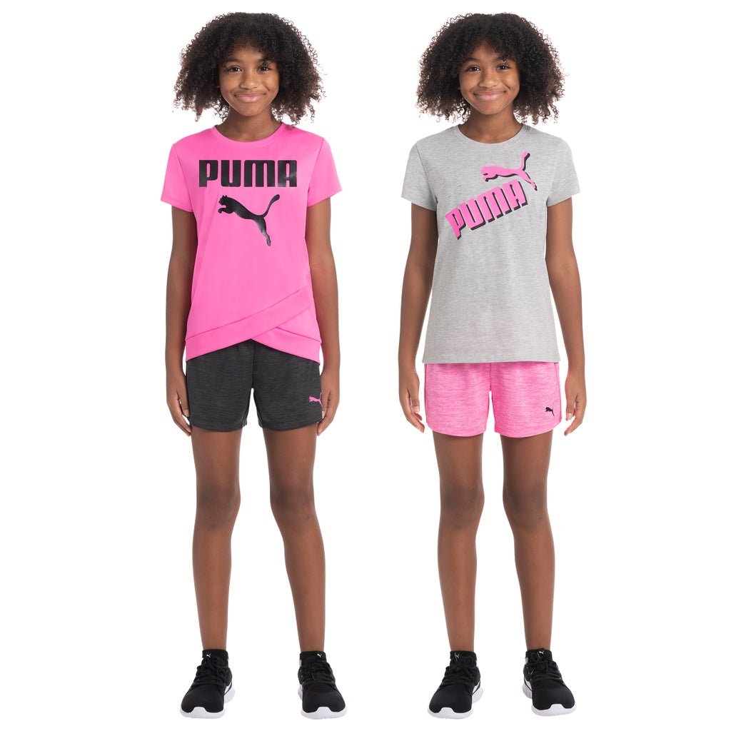 Puma Shorts Tshirts Enfant - Or