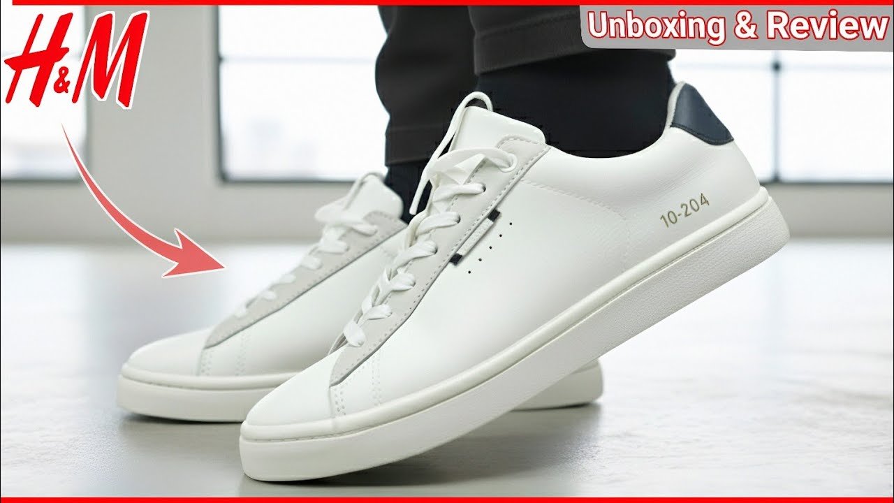 H&M Sneakers Men Blanc