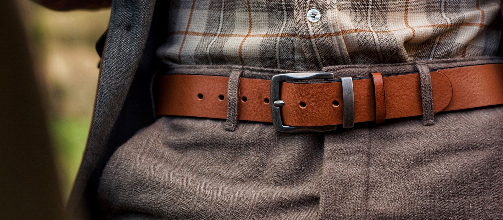 Ceinture Homme en Cuir Noir avec Boucle Métallique