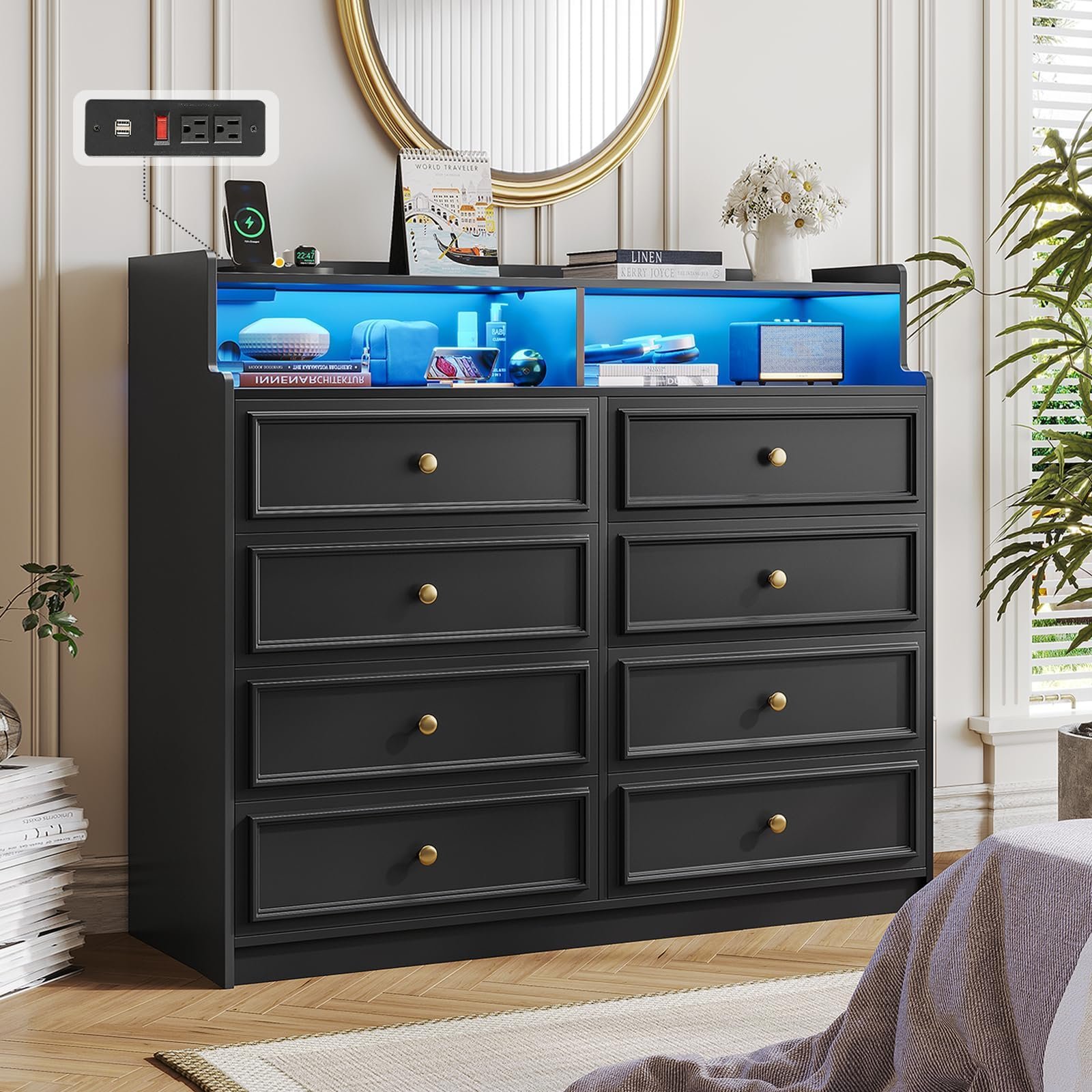 Lacoste Wardrobes Dressers Finition Luxe - Bleu